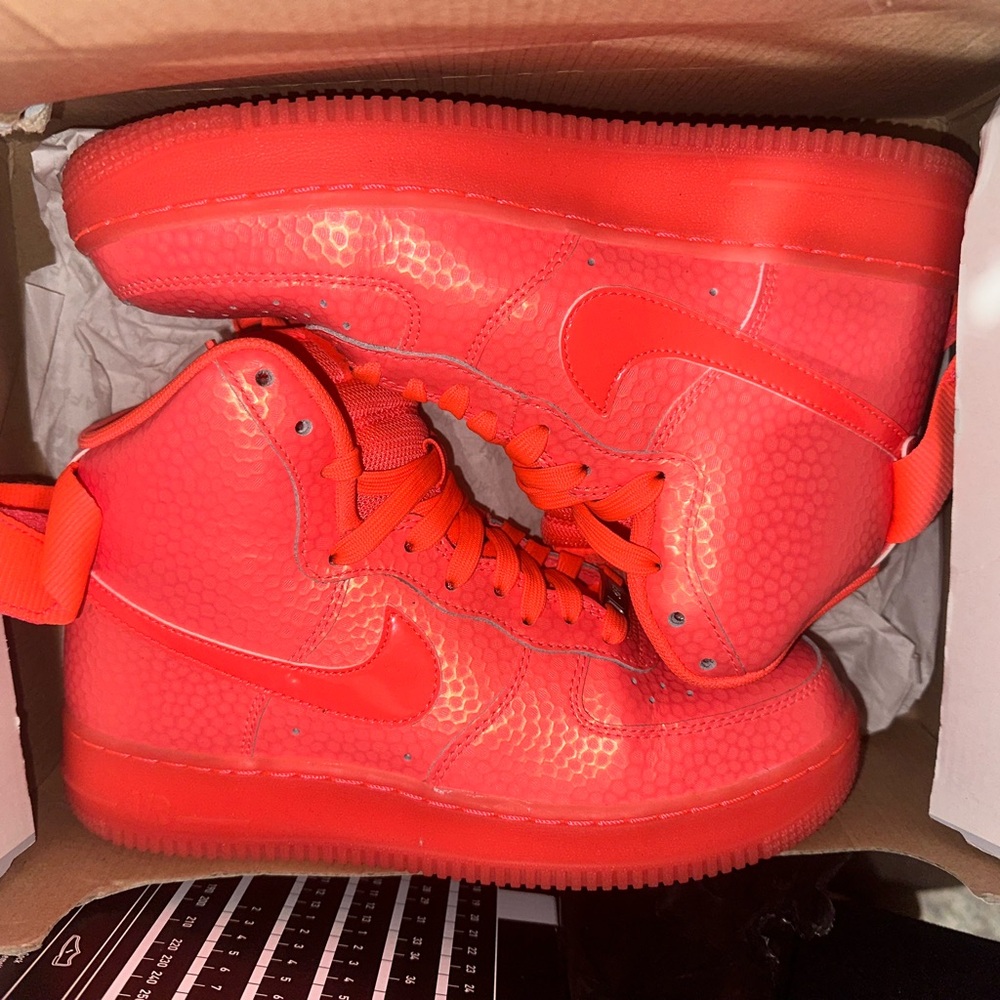 Nike Red High-Top Sneakers